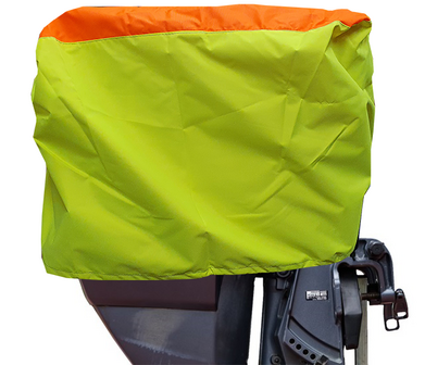 Buitenboordmotorhoes - 55x35x40cm - Tot 50PK - Geel / Oranje