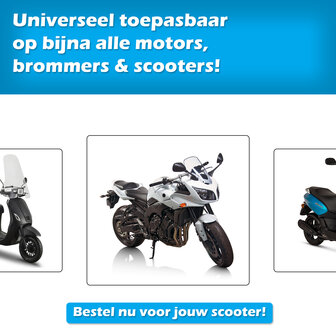 Beschermhoes / Scooterhoes Piaggio MP3 - Maat M &amp; L