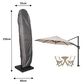 Parasolhoes Zweefparasol - 250 x 55-60cm