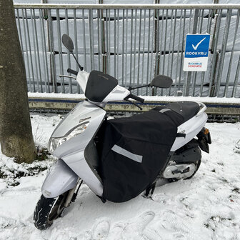 PACKAGE DEAL | Scooterbeenkleed &amp; Scooterhandmoffen Universeel toepasbaar - Zwart