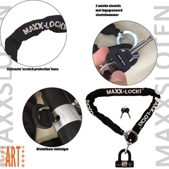 Scooterslot ART 3 Maxx-Locks Naseby - 120 cm