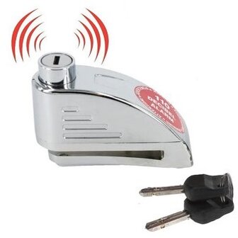 Schijfremslot met alarm 5,5mm (110 Db)