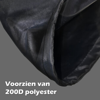 Box cover Gazelle Makki bakfiets - Bakhoes &ndash; Geschikt voor 2 wielbakfiets &ndash; A kwaliteit - Zwart