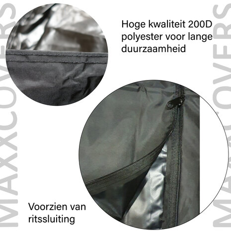 Parasolhoes Stokparasol - Met Stok en Rits - 165 x 25-35cm